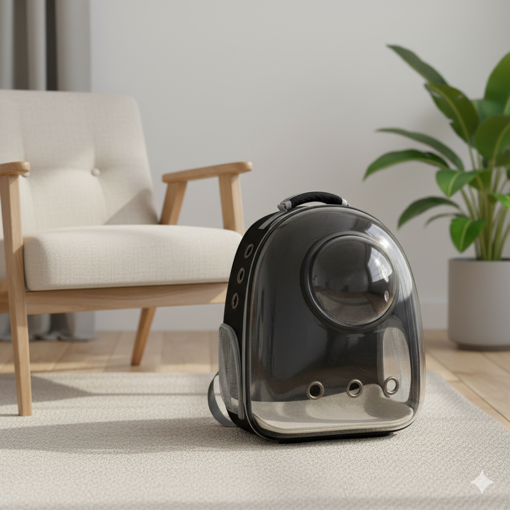 Maleta Con Capsula Para Mascotas